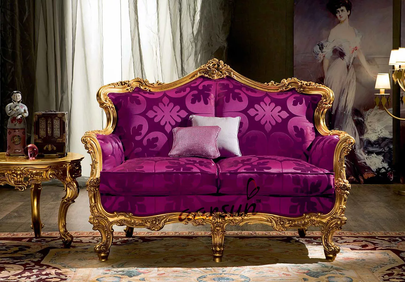 UH-SF-0007 Aarsun Luxury 2 Seater Sofa