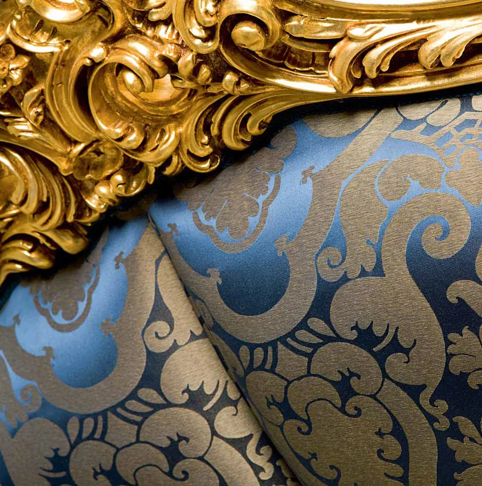 Luxury Sofa Set teak wood in gold finish UH-SF-0003-A