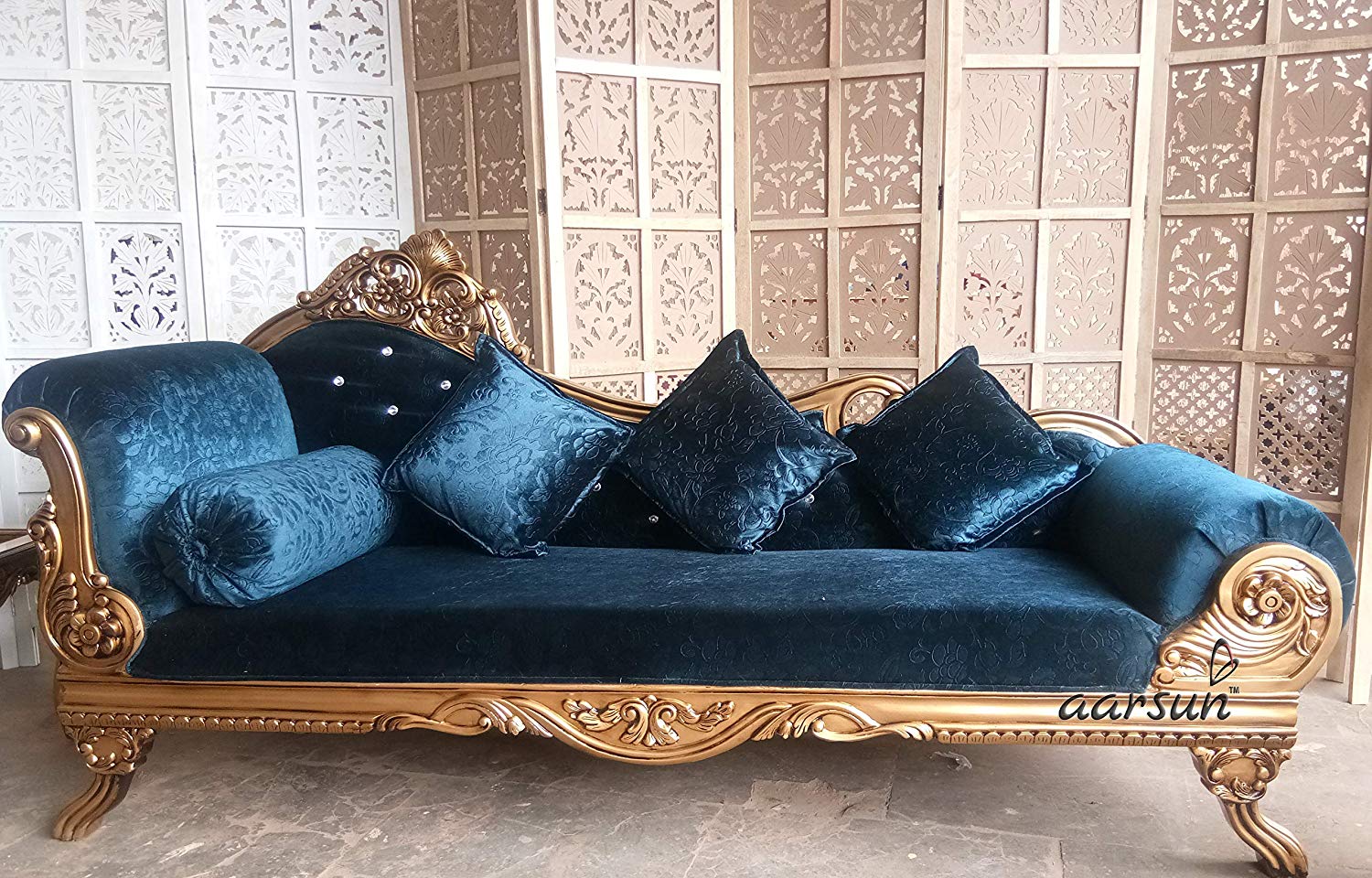 Luxury Teak Wood Living Room Set Wooden Furniture UH-SF-0080-A