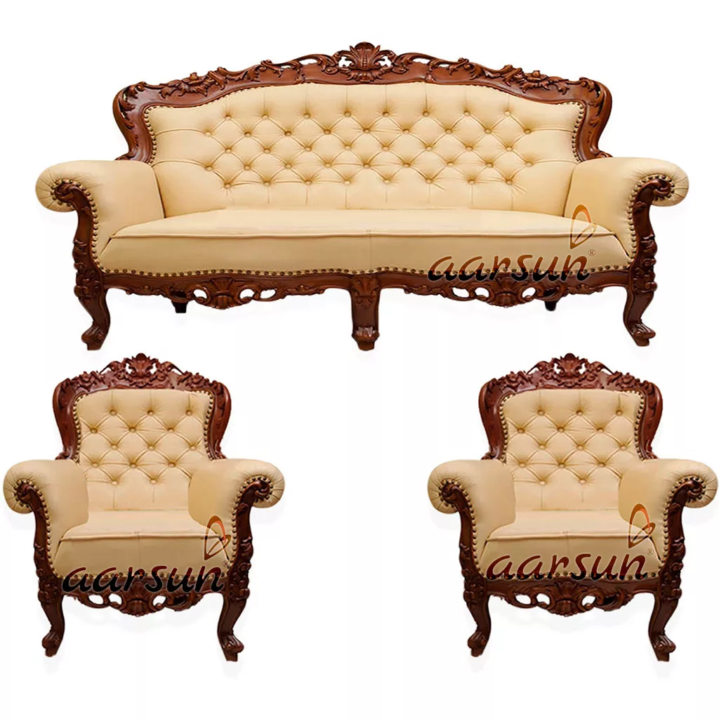 meerthi sofa set UH-SF-0063-Wooden-Sofa-design