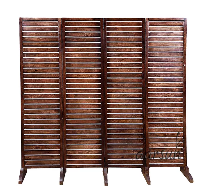 Wooden Partition Screen with Stand Aarsun UH-RD-0013SD