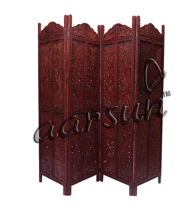 Peacock Carving Room Divider Aarsun UH-PART-0109