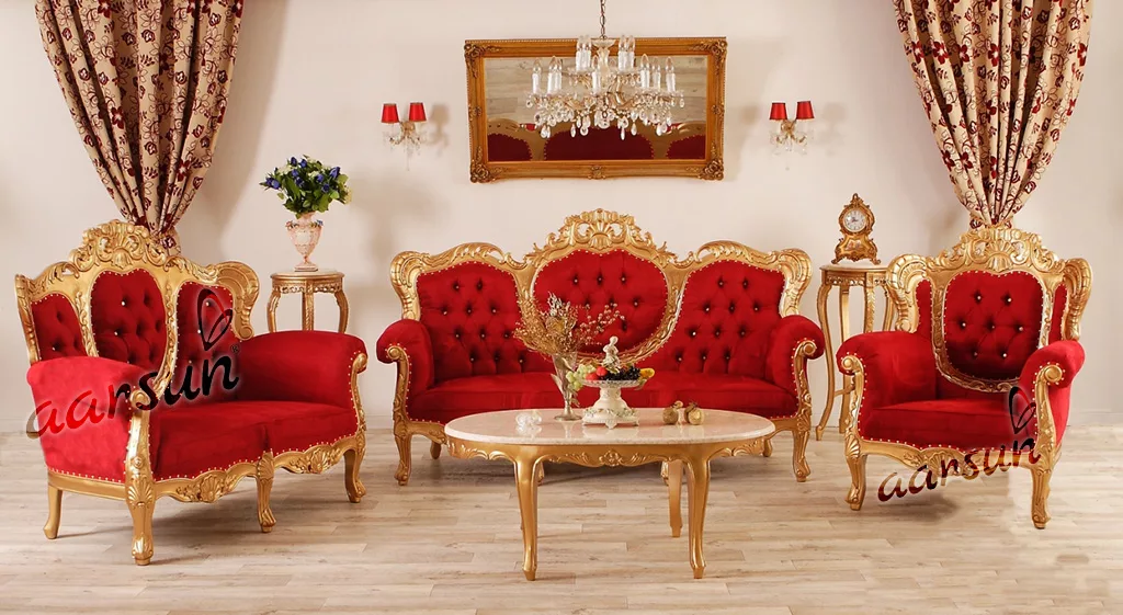 UH-SF-0021-Royal-Wooden Premium Sofa Set