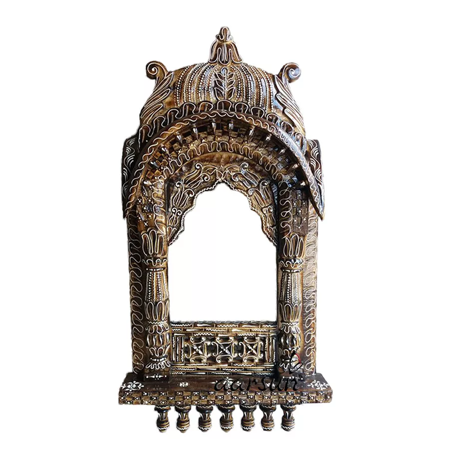 Rajasthani Wooden Jharokha Aarsun UH-JH-0038