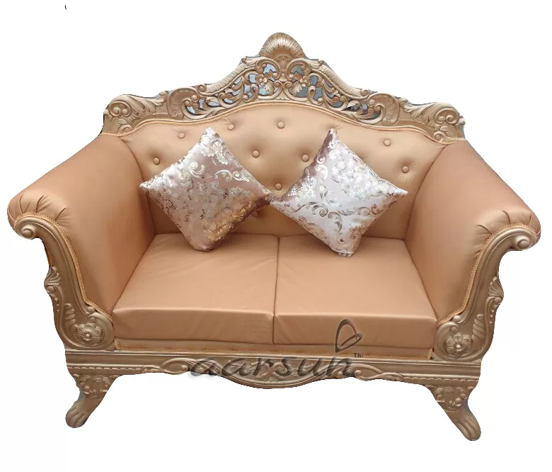 Rajwada Design Wooden Sofa Set (3+2+1+1) SOFA UH-SF-0037-D