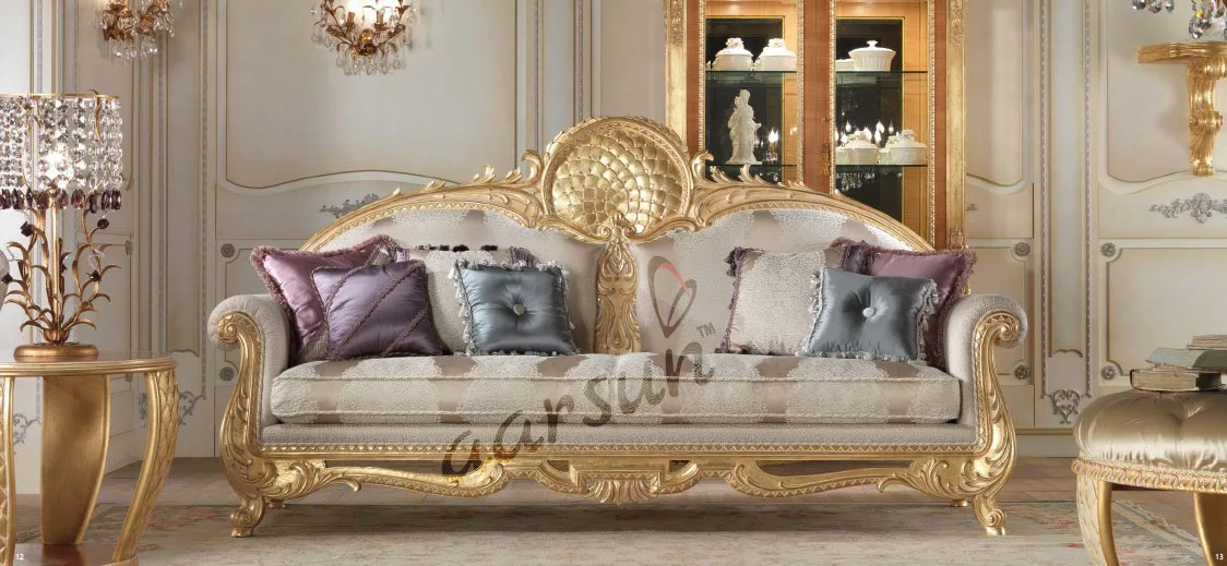 Royal Finish Sofa Set for Luxury Home SF-0030-A