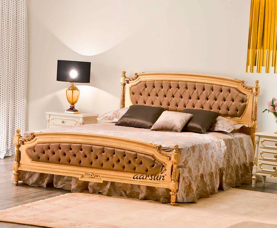 Aarsun Royal Wooden Bed Frames Set