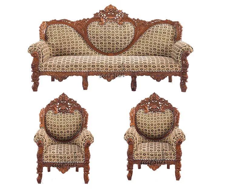 Wooden Dilwala Classic Sofa Set Aarsun