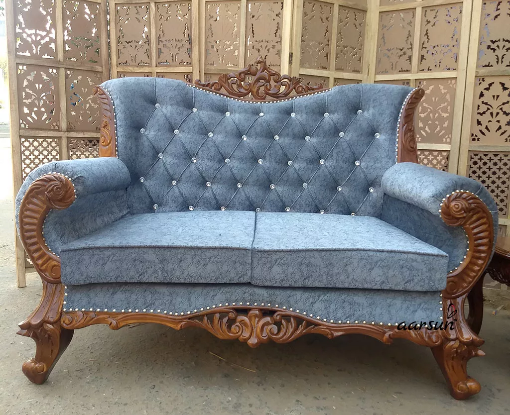 Teak Wood Sofa Set – Natural Finish UH-SF-0079-C