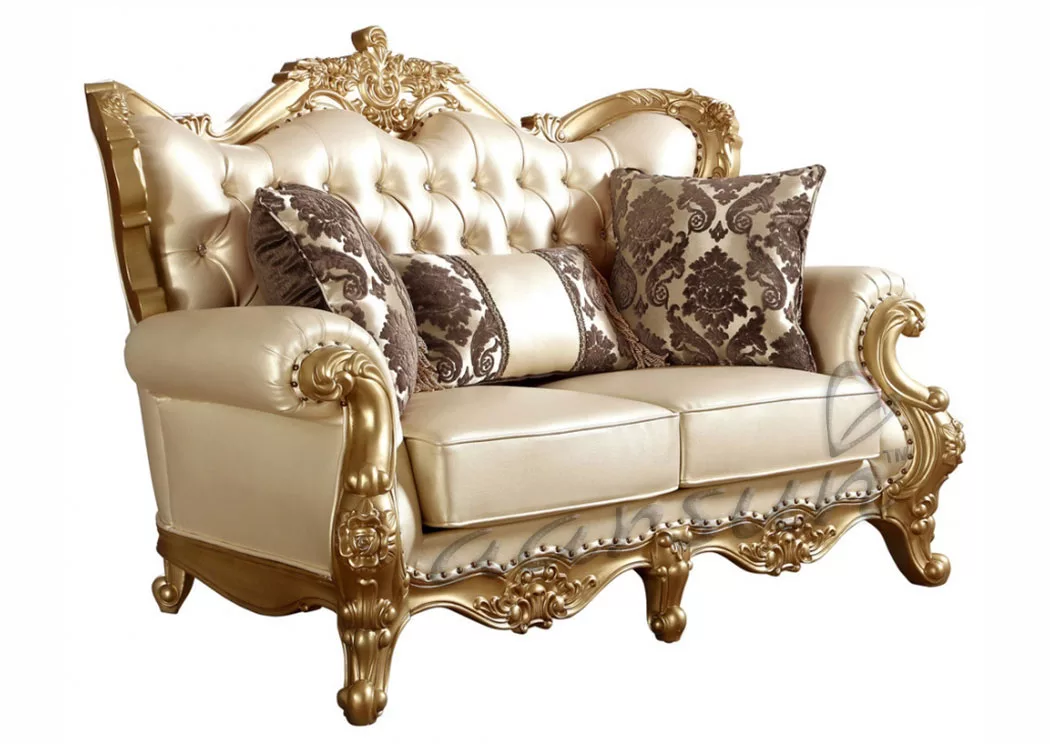 Traditional Sofa Set Antique gold finish UH-SF-0019-C