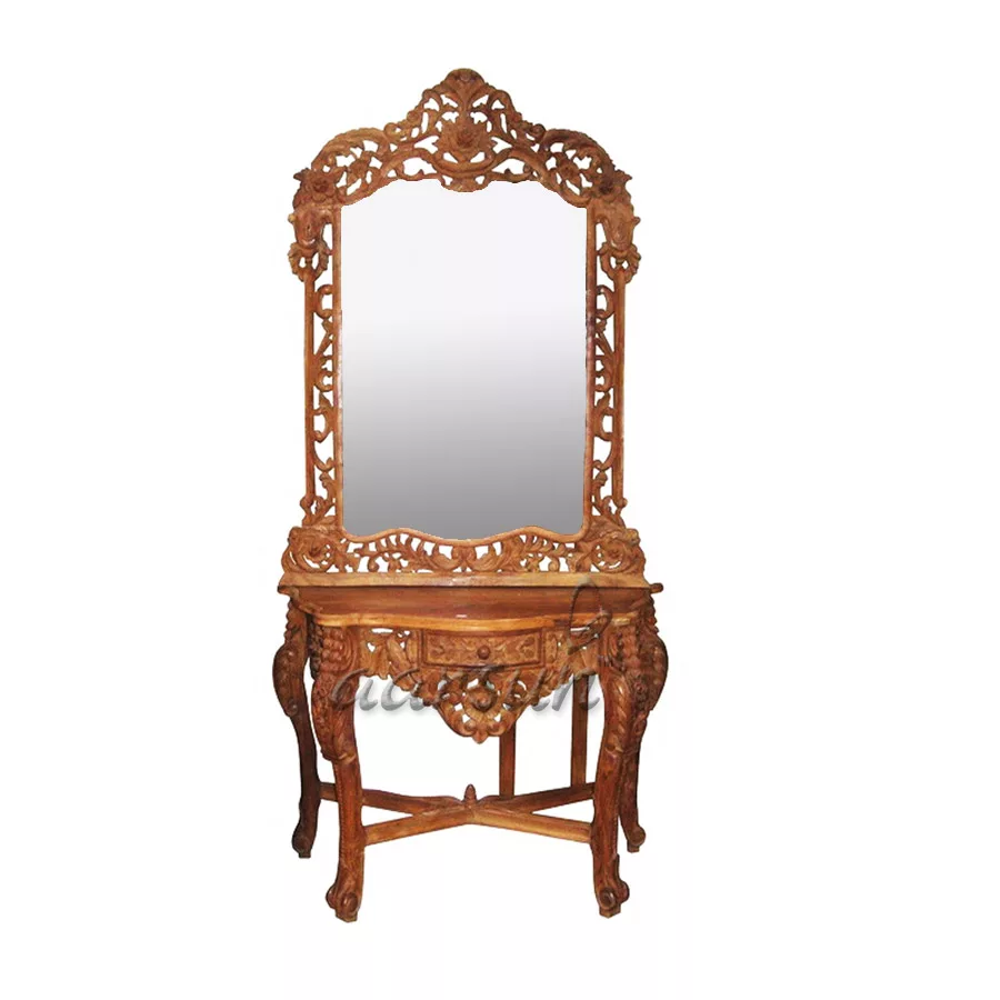 UH-DRSR-0013 Traditional Wooden Dressing Table