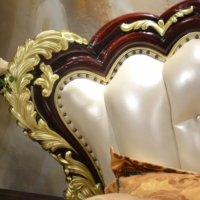 Traditionally Handmade Wooden Double Bed UH–BED-0040-C