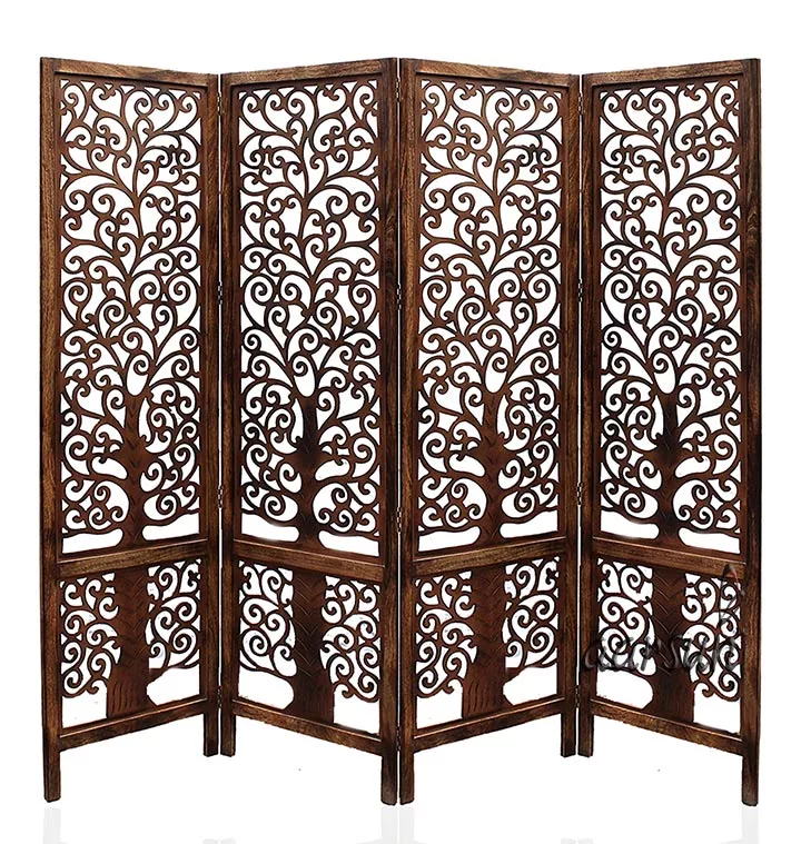 Wooden tree design room divider Aarsun UH-RD-0001