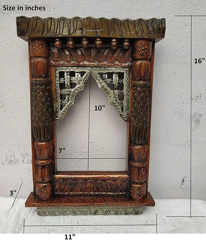 Wooden Jharokha Frame UH-JH-0007-A