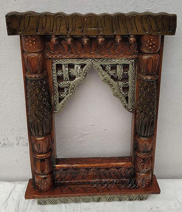 Wooden Jharokha Frame UH-JH-0007-D