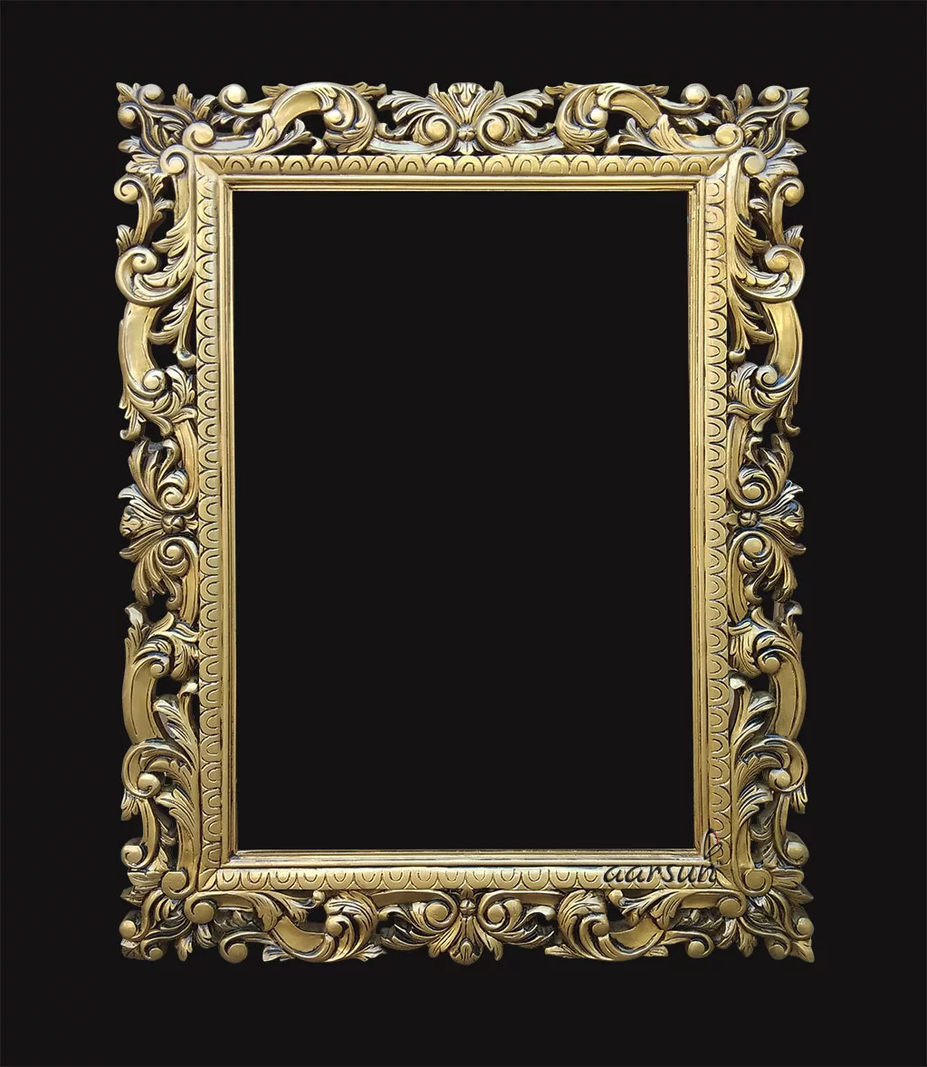Wooden Mirror Frame Aarsun