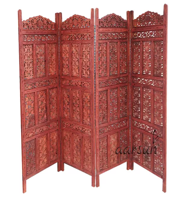 Aarsun Wooden Partition Leaf Carving UH-RD-0006-A