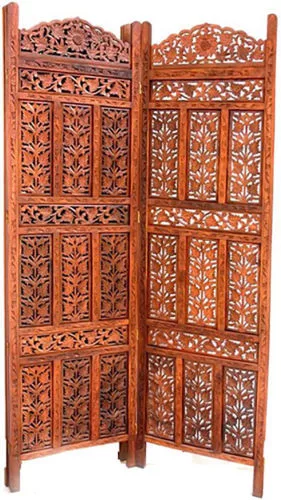 Aarsun Wooden Partition Leaf Carving UH-RD-0006-B