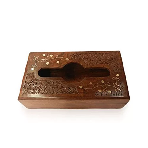 Wooden Tissue Box Aarsun UH-GIFT-0008