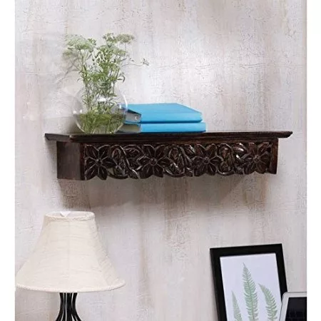 UH-SHLF-0010 Aarsun Wooden Wall Bracket Hanging Shelf