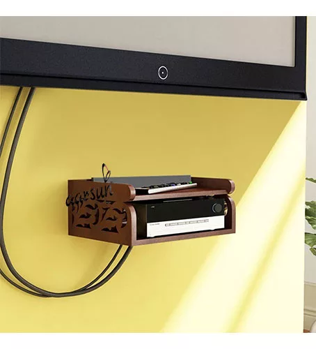 Wooden Wall Set Top Box Shelf UH-SHLF-0009-A