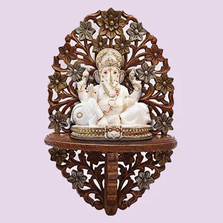 Aarsun Wooden Wall Shelf