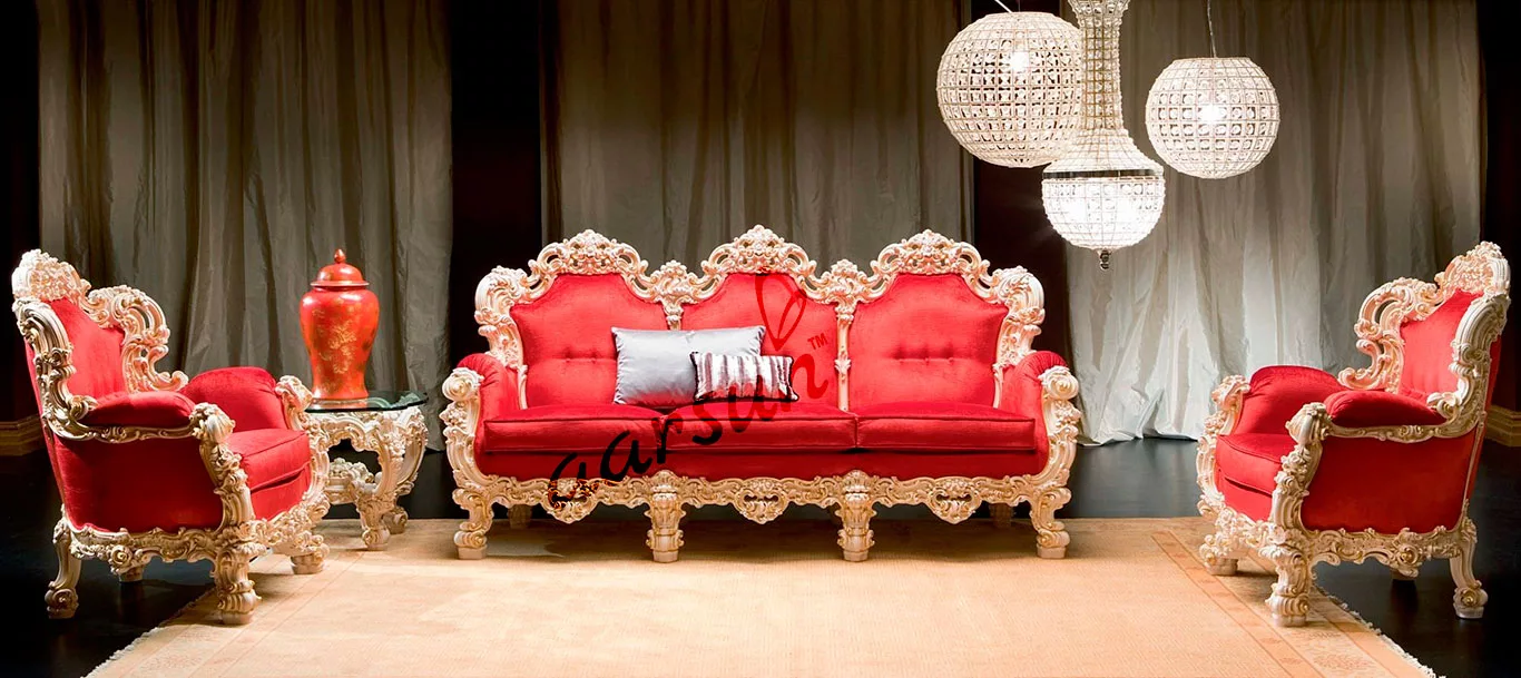 UH-SF-0008 Aarsun luxury white sofa