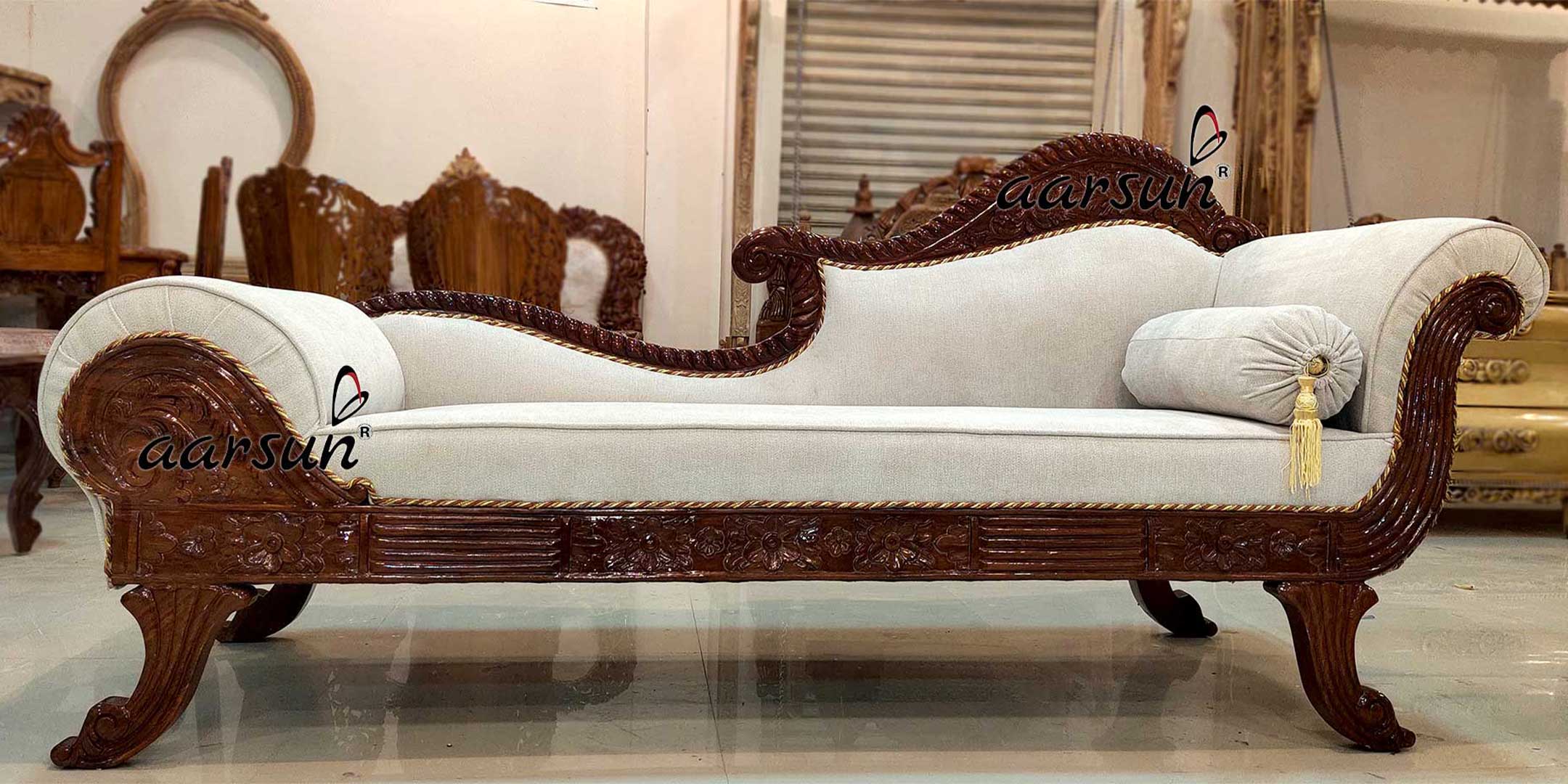 Classic Sheesham Sofa Set for Living Room-A
