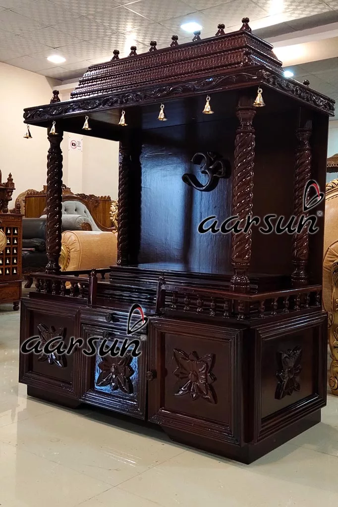 Bell Temple in Sheesham Teak Wood UH-YT-240-A