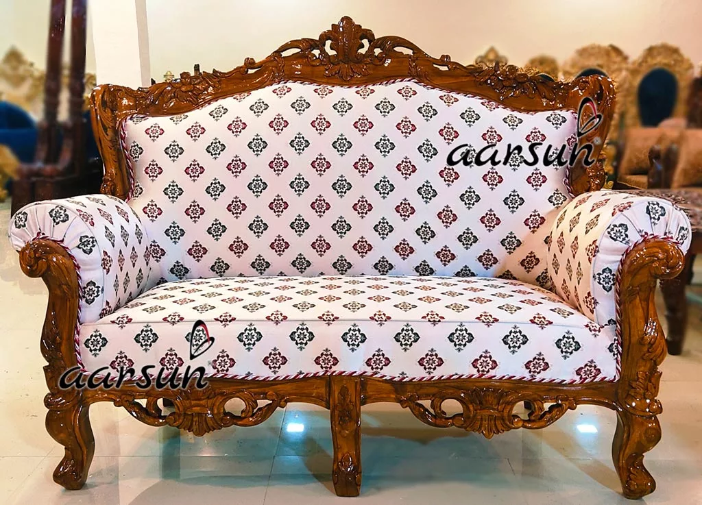 Aarsun 9 Seater Sofa Set in Teak Wood UH-YT-297-A
