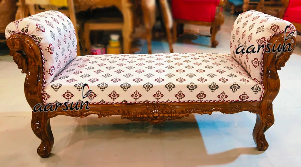 Wooden Living Room Settee