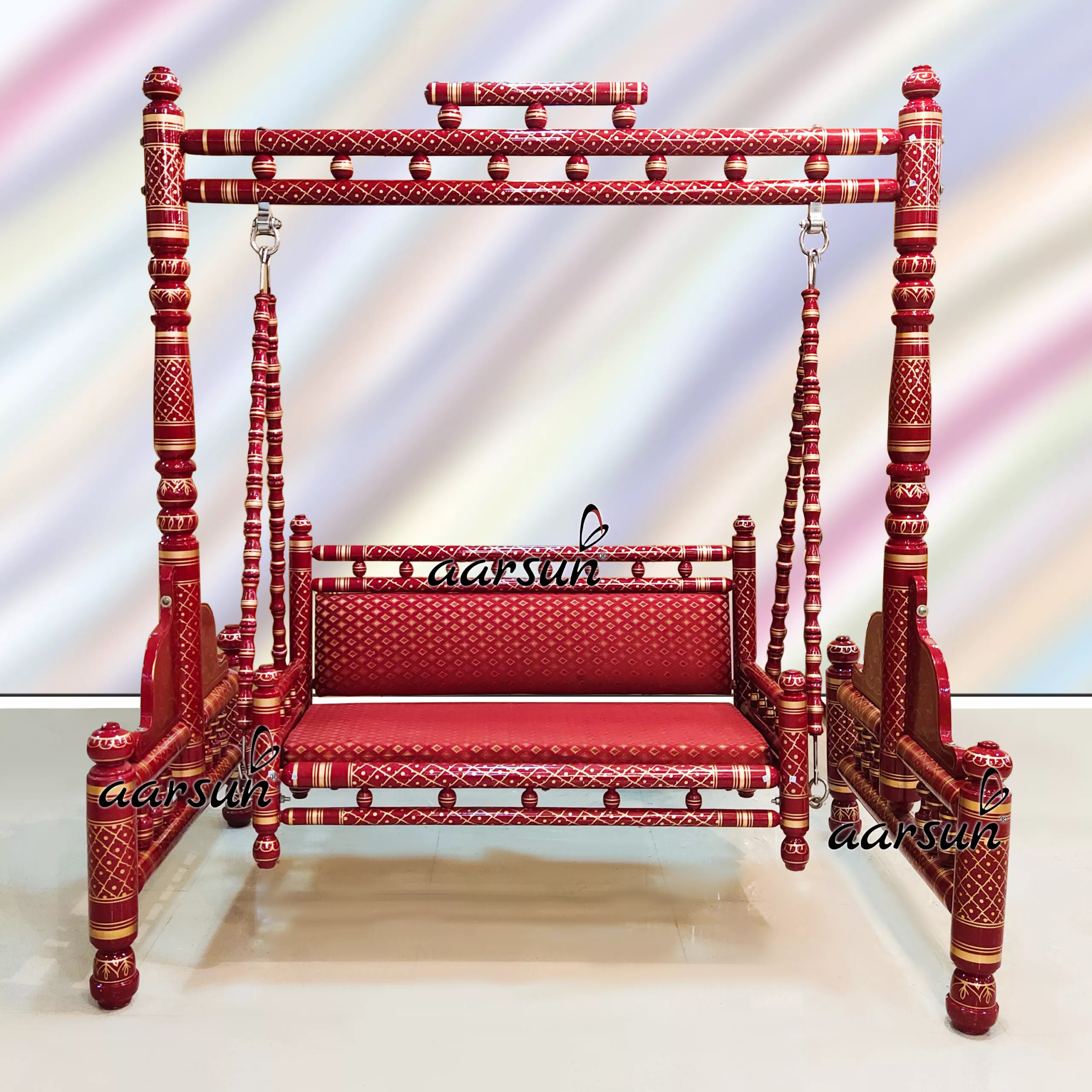 Wooden Swings / Jhula for Home & Garden Floor-Standing YT-253