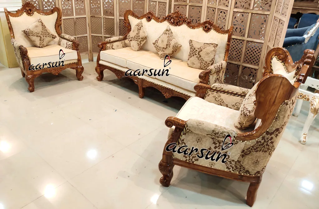 Aarsun Home Sofa Set Teak Wood UH-YT-157 -C