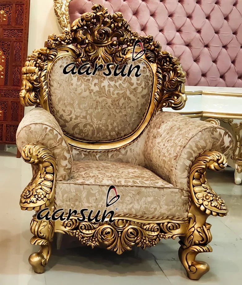 Luxury Sofa Set in Gold Finish UH-YT-292(A)-E