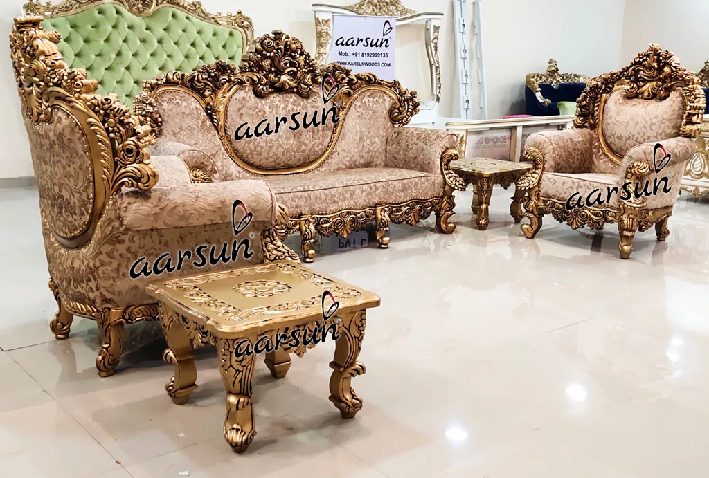 Aarsun Royal Sofa Set 3+1+1 Seater UH-YT-292-A