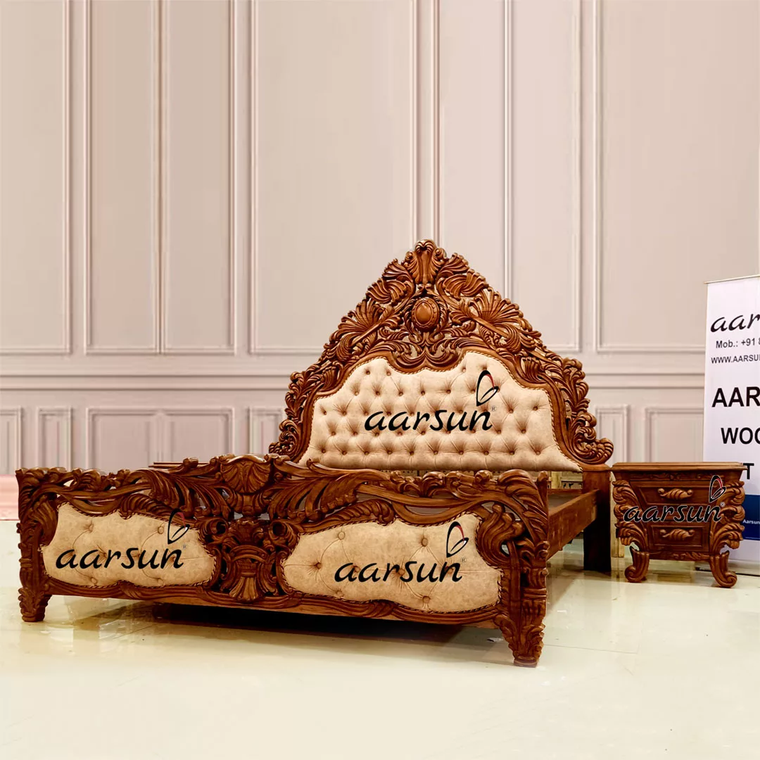 Super King Size Bed in Matte Finish UH-YT-322