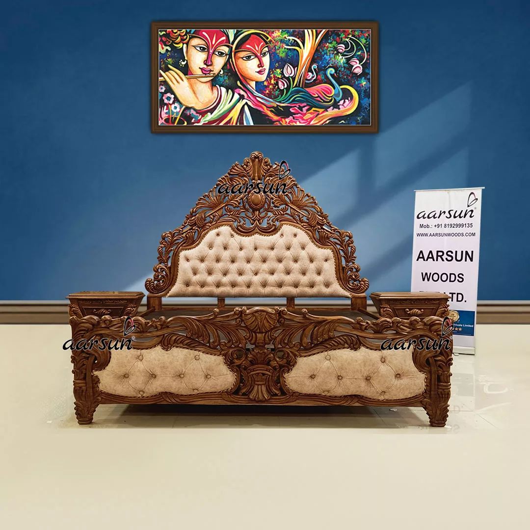 Super King Size Bed in Matte Finish