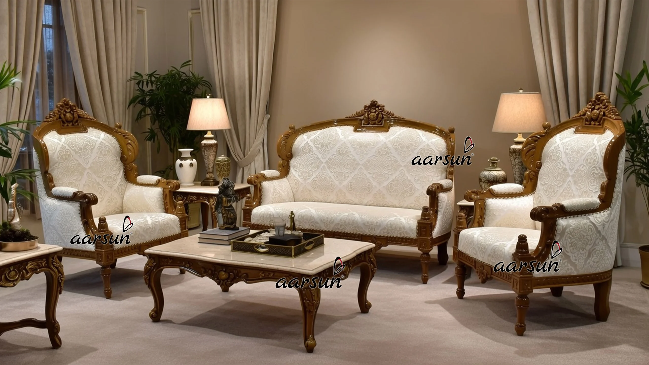 Image for European Concept 4 Seater Sofa Set UH-YT-363