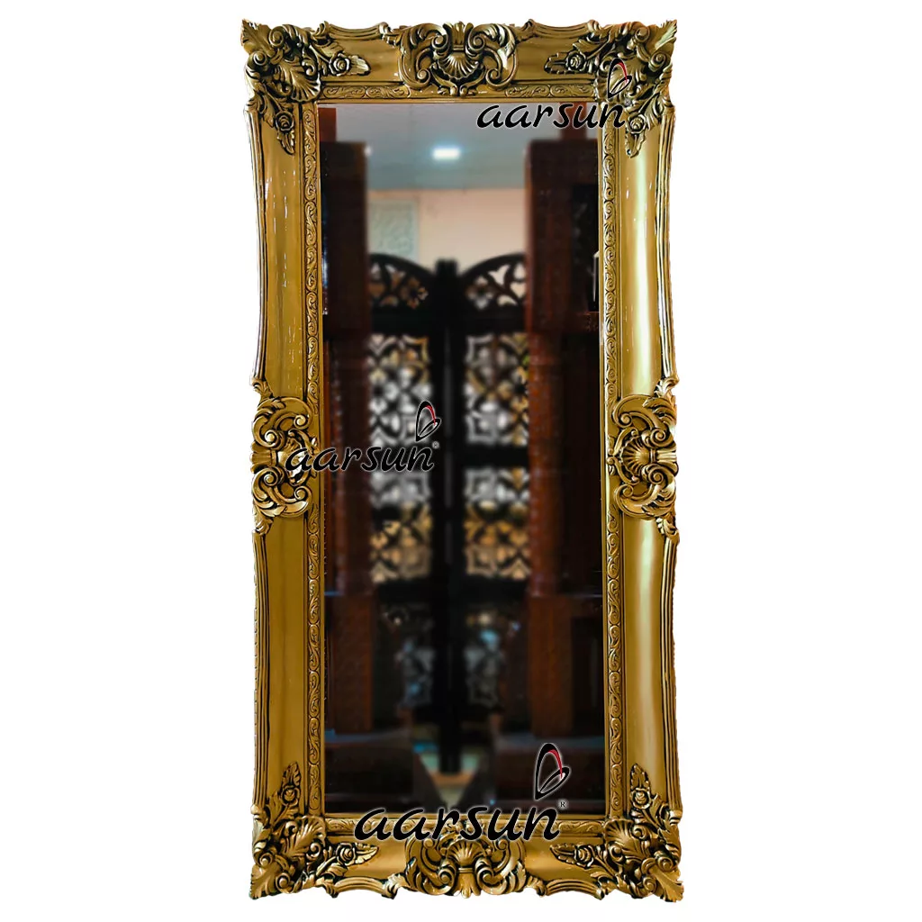 Image for Victorian Mirror Frame in Royal Gold Finish UH-YT-342