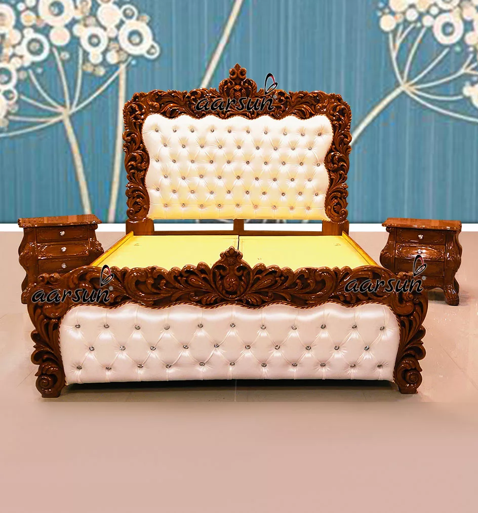 Image for Designer Bedroom Set Handcrafted in Teak Wood UH-YT-370