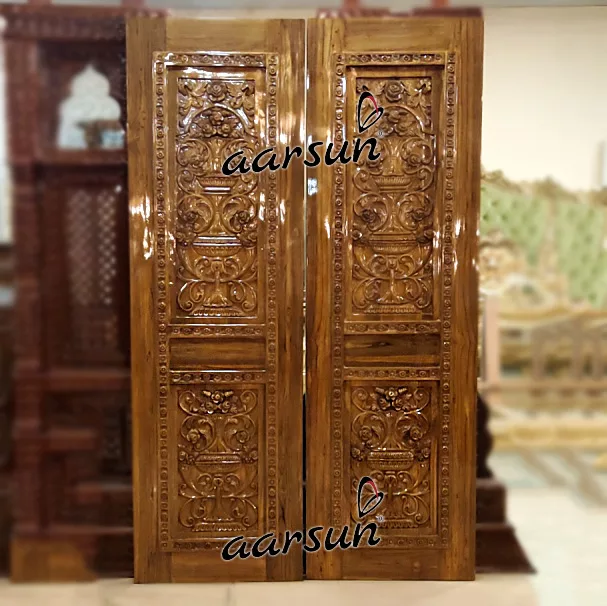 Image for Fully Carved Double Door Panels