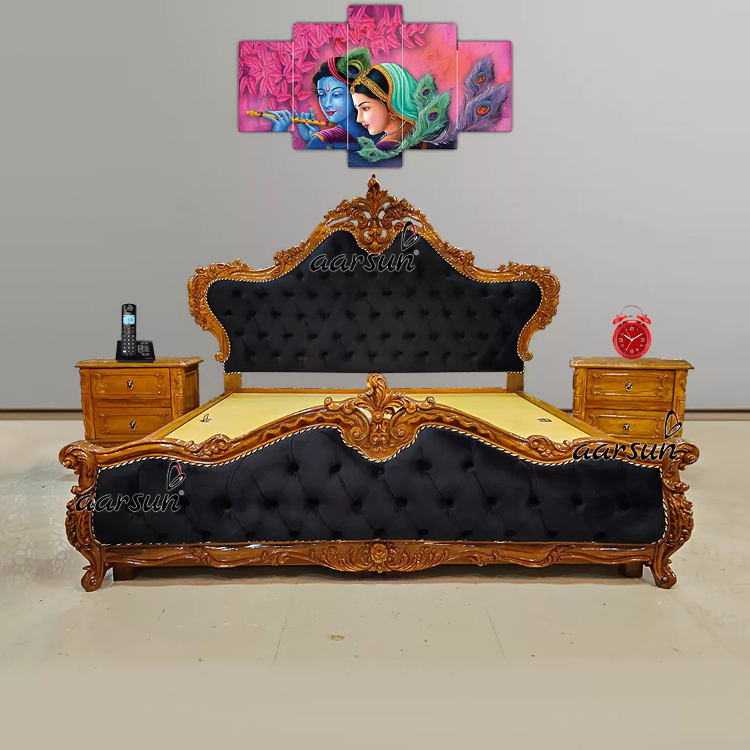 Image for Classic Maharaja Bed with Side Tables UH-YT-406