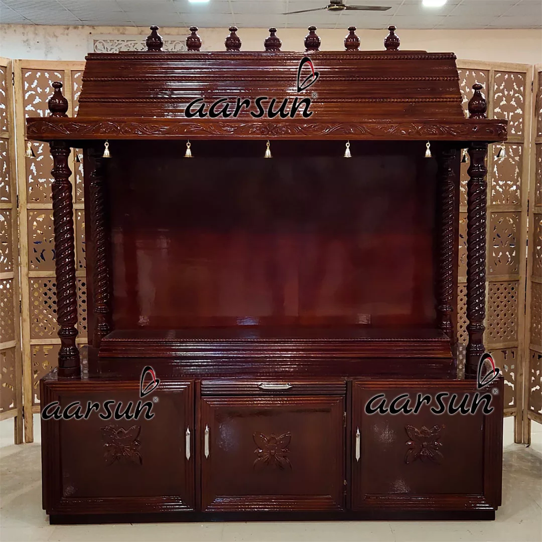 Image for Folding Temple in Teak Wood DIY Easy Assembly UH-YT-399