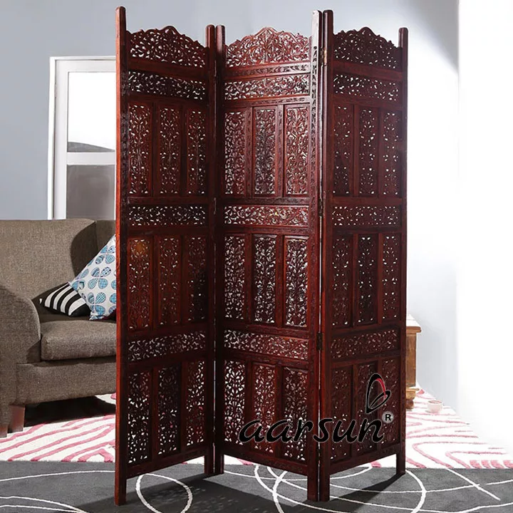 Wooden Handcrafted Partition Screen in Sheesham