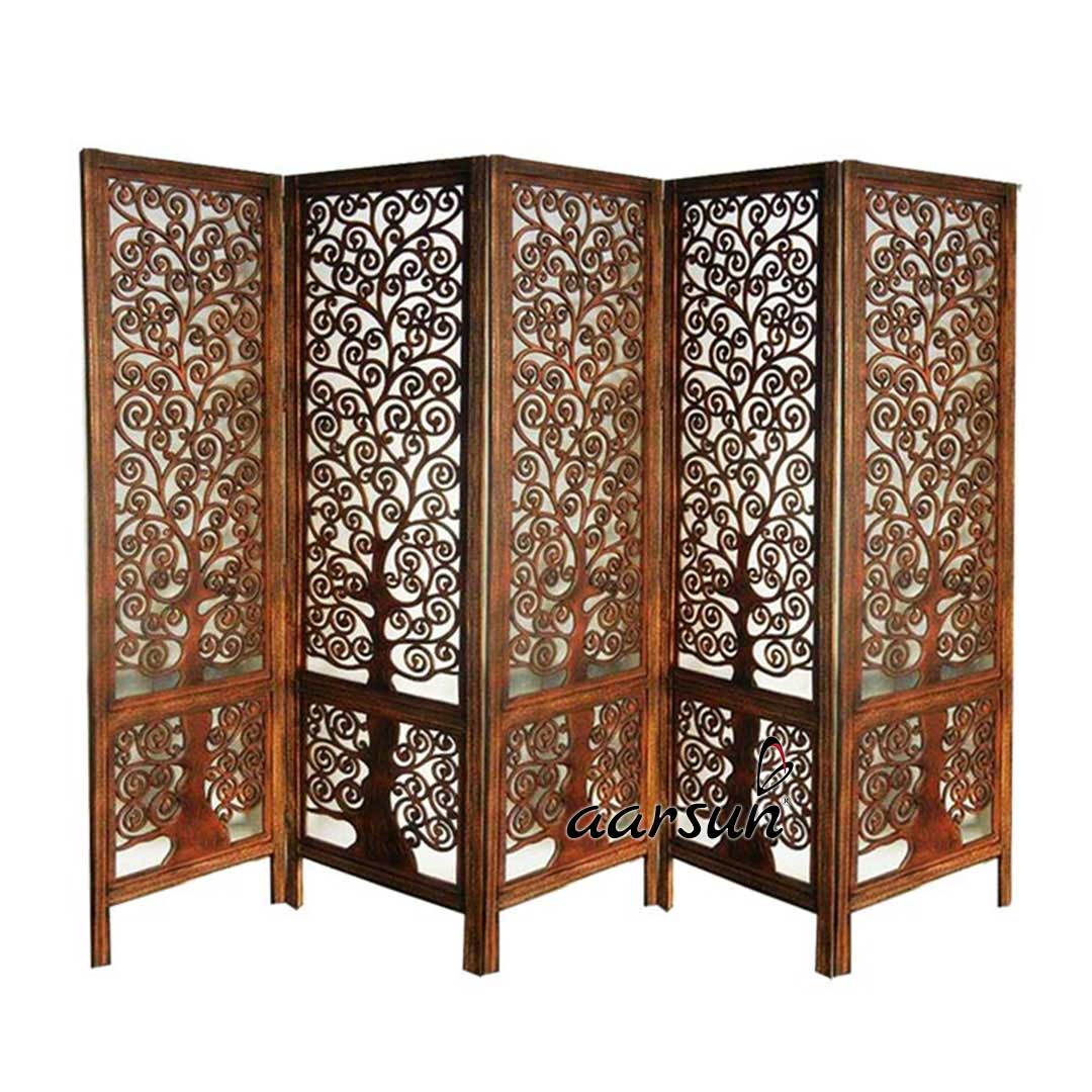 Image for Tree Design 5 Panel Room Divider UH-RD-005