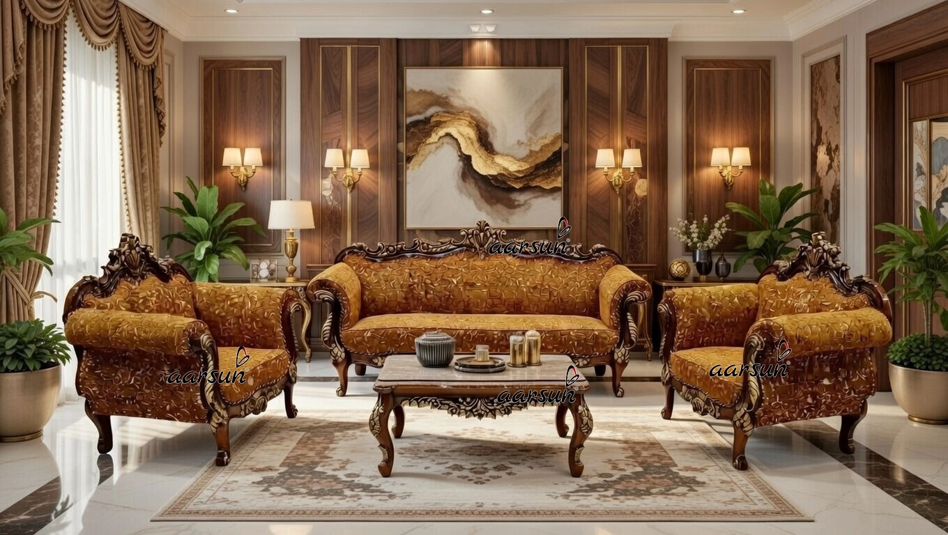 Image for Triple Shaded Sofa Set 3+1+1 UH-SF-0045