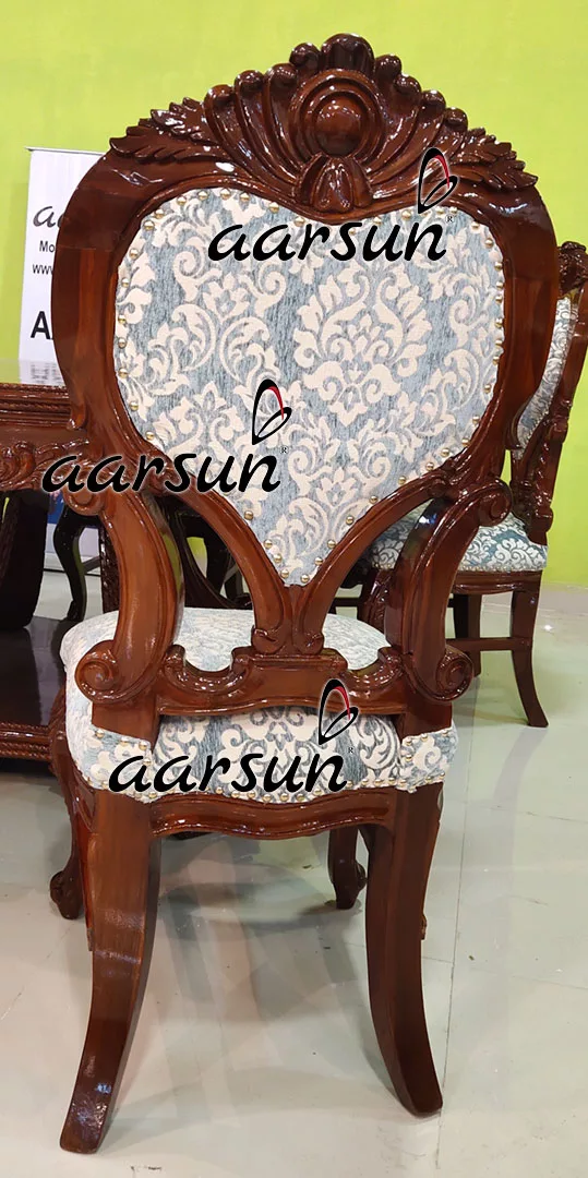 Classic Round Dining with 6 Chairs & Round Top Table UH-YT-509-C