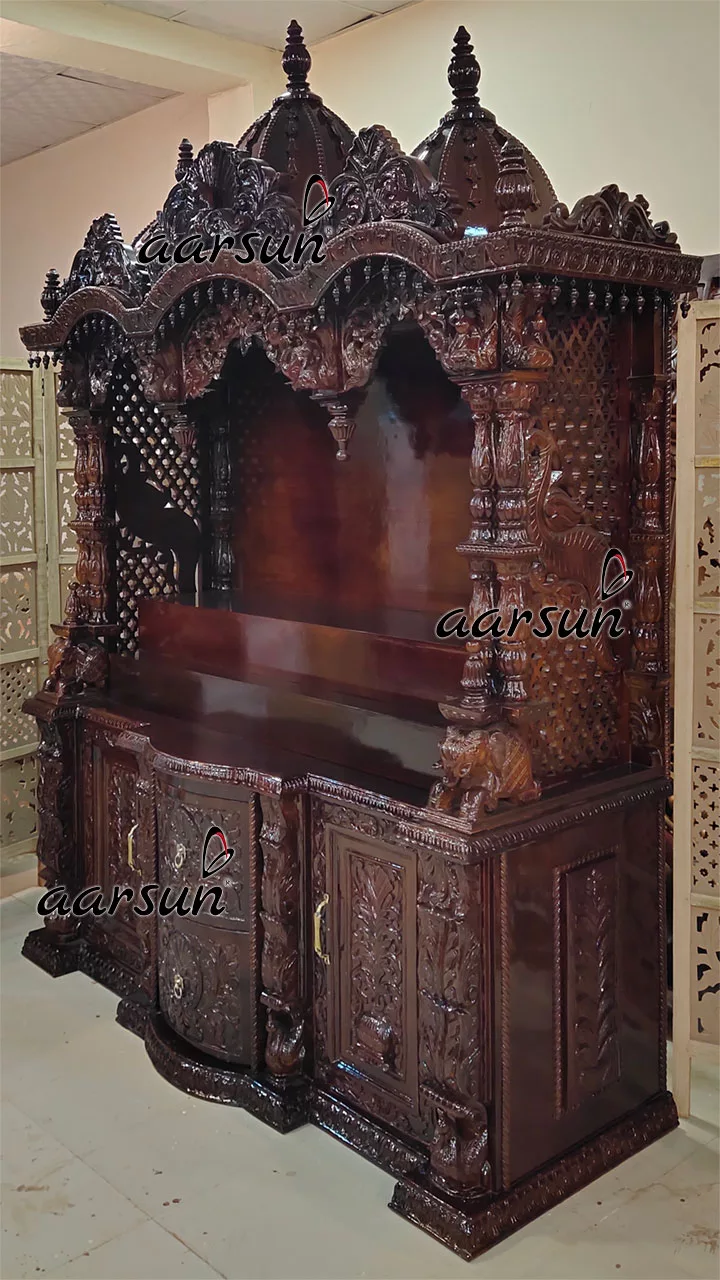 Grand Temple Handcrafted in Teak Wood-B