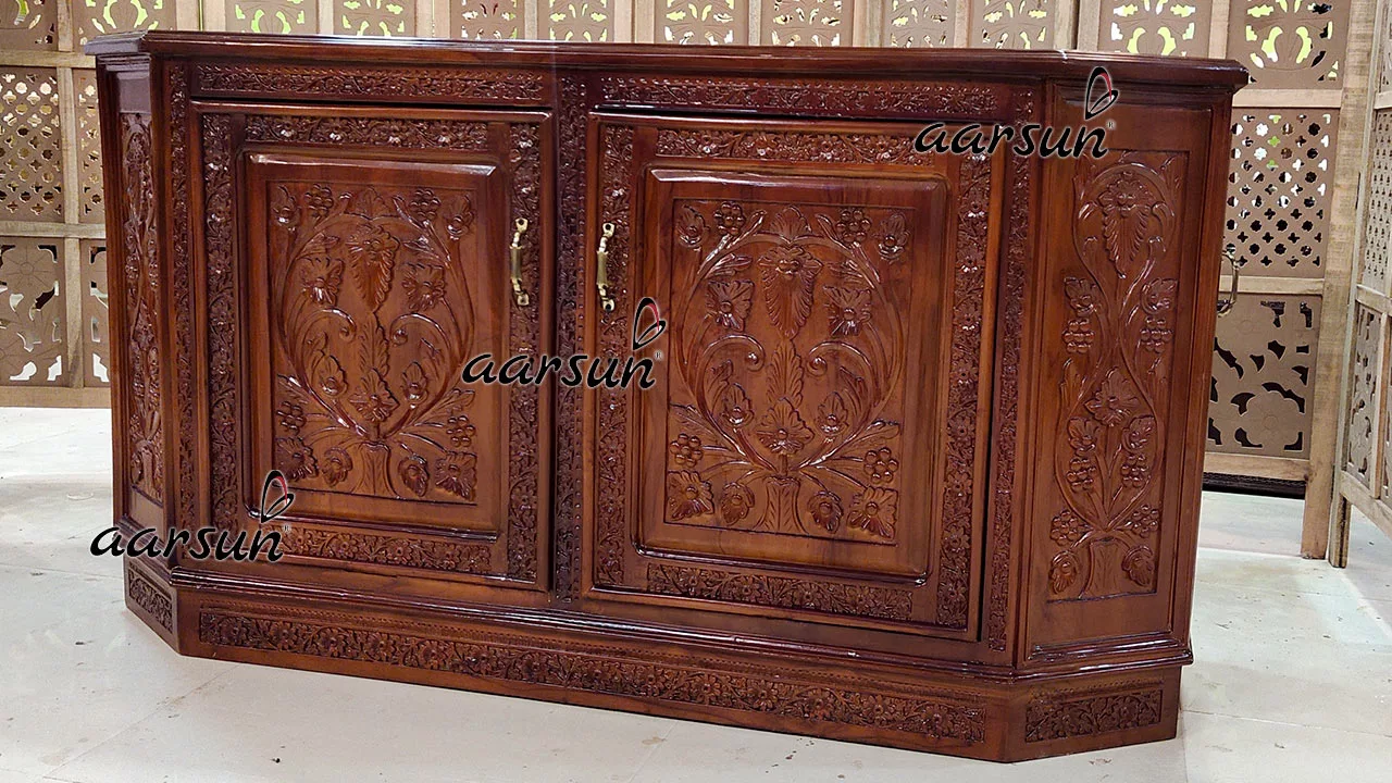 Hand Carved Bar Unit-A