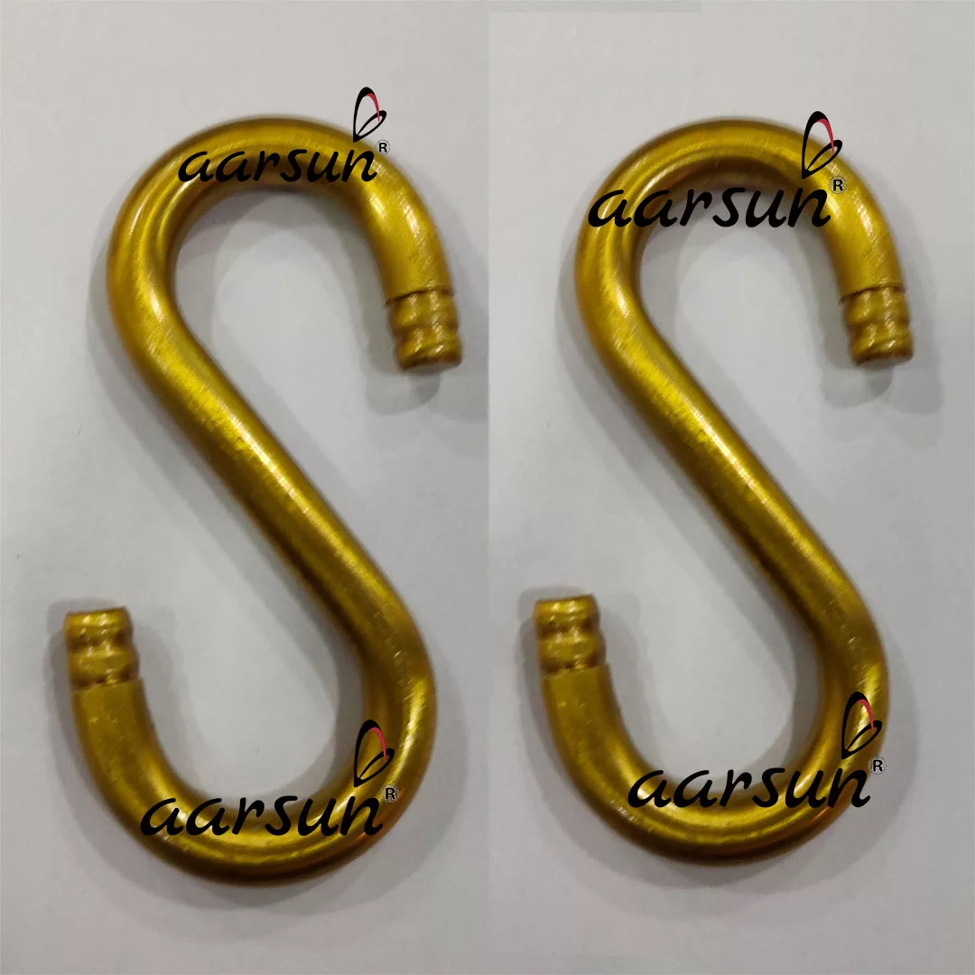 Swing hooks S shape brass chain hanging